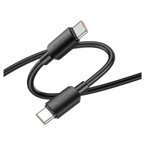 USB კაბელი Hoco X96 60W Hyper Fast Charge Type-C to Type-C 1m - Black , 3 image - Primestore.ge