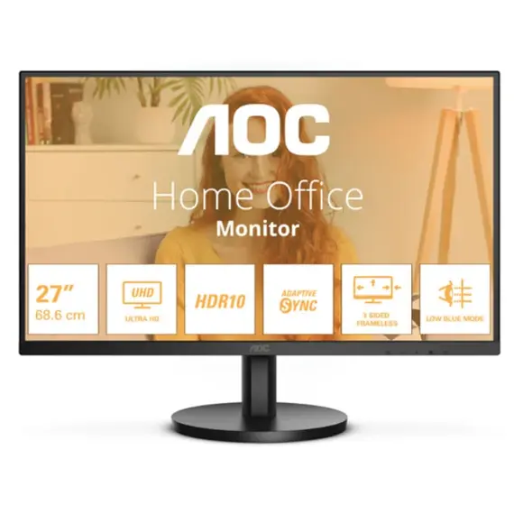 მონიტორი AOC U27B3M 27" 4K UHD VA 4ms HDMI DP  - Primestore.ge