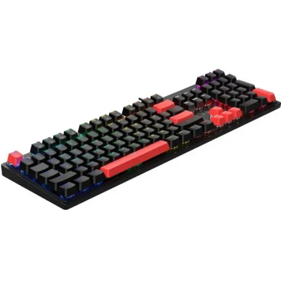 კლავიატურა A4tech Bloody S510R RGB Mechanical Gaming Keyboard US Layout Fire Black (Blue Switch) , 3 image - Primestore.ge