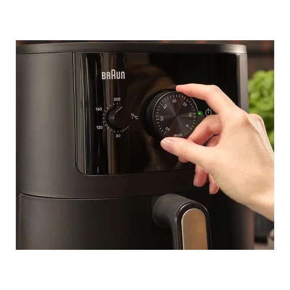აეროგრილი Braun MultiFry 3 Air fryer HF 3000 Black , 4 image - Primestore.ge