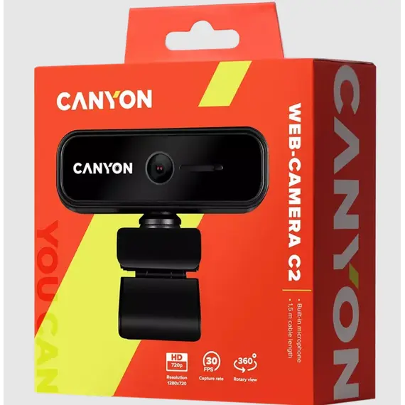 ვებკამერა Canyon 1080p Full HD Webcam C2N , 3 image - Primestore.ge