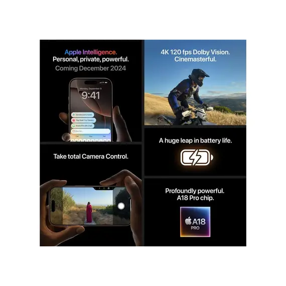 მობილური ტელეფონი APPLE iPhone 16 Pro Max 256GB Natural Titanium , 9 image - Primestore.ge