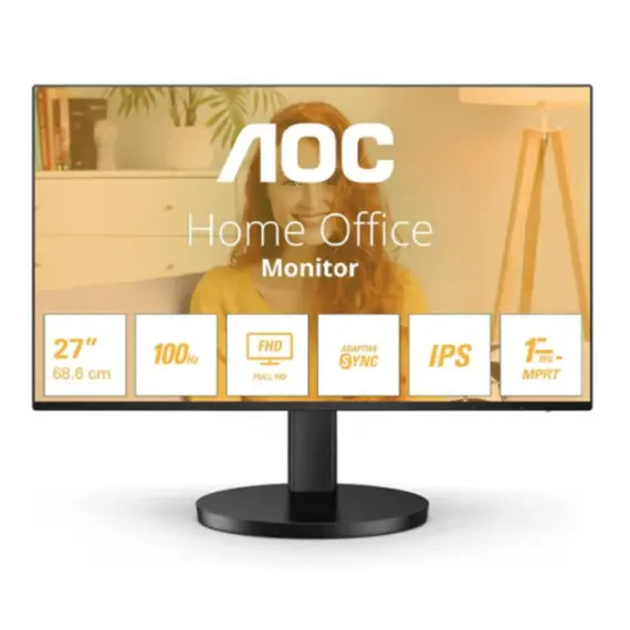 მონიტორი AOC 27B3HA2/01 27" FHD 100Hz IPS 1ms VGA HDMI  - Primestore.ge