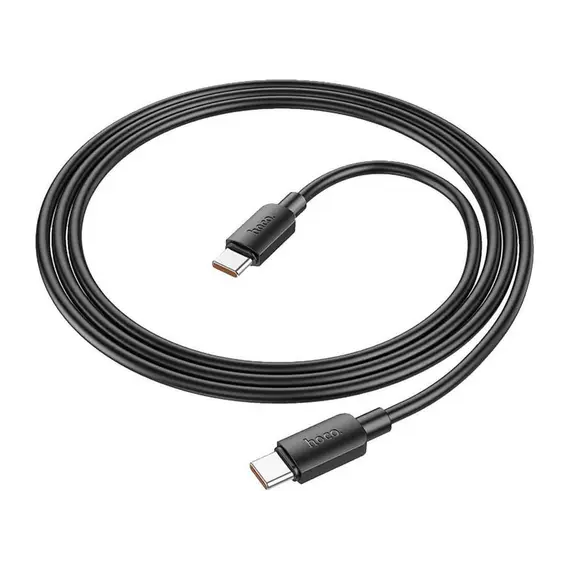 USB კაბელი Hoco X96 60W Hyper Fast Charge Type-C to Type-C 1m - Black  - Primestore.ge