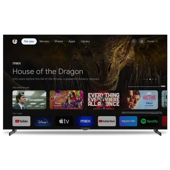 ტელევიზორი Thomson 50UG4S14 LED, 50", 4K UHD, Smart TV, HDMI, USB, LAN, WIFI, BT, Black , 2 image - Primestore.ge