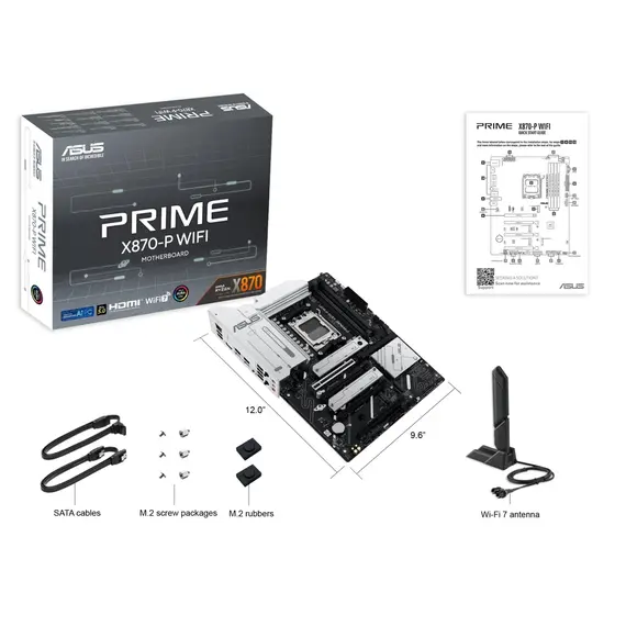 დედა დაფა Asus 90MB1IS0-M0EAY0 PRIME X870-P WIFI, AM5, DDR5, 192GB , 5 image - Primestore.ge