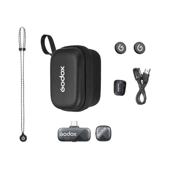 მიკროფონი Godox 2.4GHz Wireless Microphone System Cube-SC Kit1 , 3 image - Primestore.ge