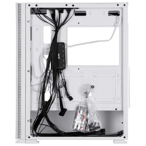 ქეისი 2E 2E-G3301NW Virtus Neo, Computer Case, MidT, ATX, M-ATX, Mini ITX, 2xUSB3.0, 1xUSB2.0, White , 7 image - Primestore.ge