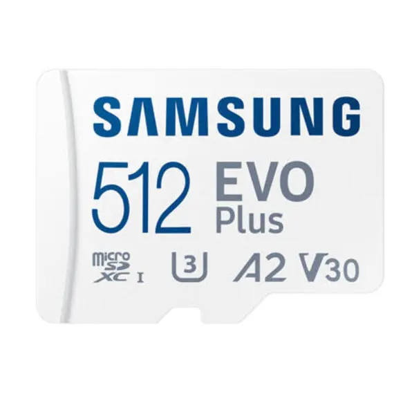 მეხსიერების ბარათი Samsung EVO Plus A2 V30 microSDXC UHS-I 512GB сlass10 MB-MC512SA  - Primestore.ge