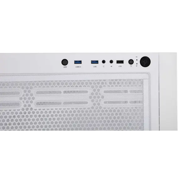 ქეისი 2E 2E-G3301NW Virtus Neo, Computer Case, MidT, ATX, M-ATX, Mini ITX, 2xUSB3.0, 1xUSB2.0, White , 5 image - Primestore.ge