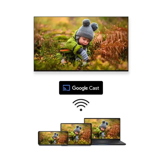 ტელევიზორი Thomson 55QG4S14, 55", 4K UHD, Smart TV, HDMI, USB, LAN, WIFI, BT, Black , 7 image - Primestore.ge