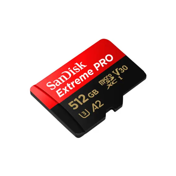 მეხსიერების ბარათი SanDisk 512GB Extreme PRO microSDXC UHS-I V30 A2 200MB/s SDSQXCD-512G-GN6MA , 2 image - Primestore.ge