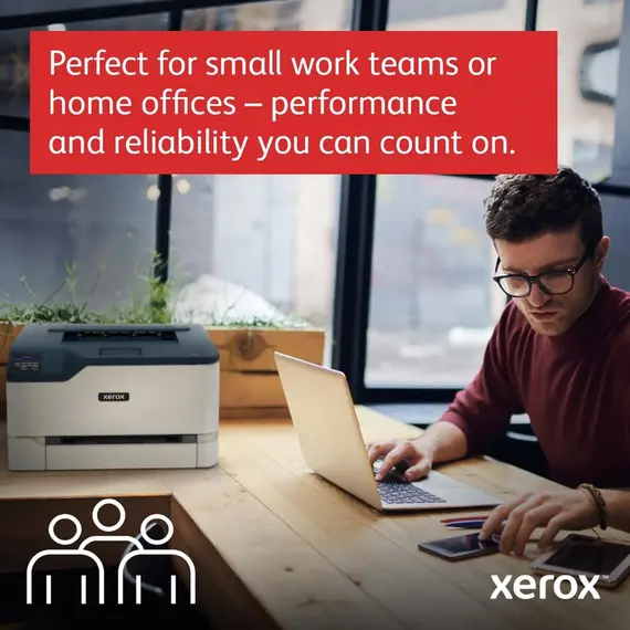 Printer Xerox C230V_DNI, A4, USB, LAN, WiFi, Printer, White, 6 image