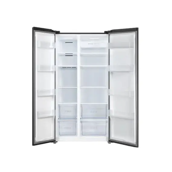 მაცივარი TCL-P650SBG Side By Side 92x176.8x73.5, No Frost, Inverter,LED Display,612L, A+, Silver , 2 image - Primestore.ge