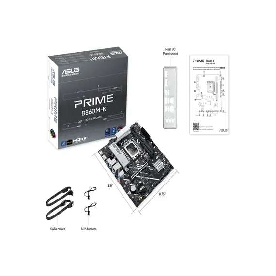 Motherboard Asus PRIME B860M-K 1851 2xDIMM DDR5, 6 image