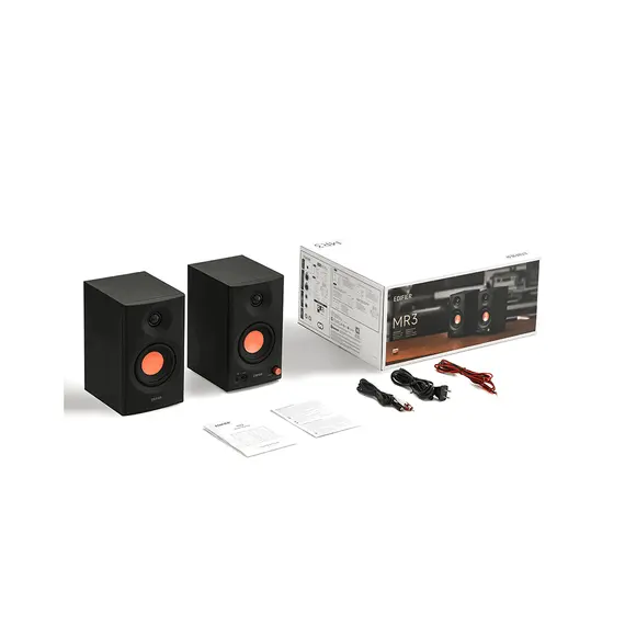 დინამიკი Edifier MR3, 36W, TRS, RCA, AUX, Bluetooth, Powered Studio Monitor Speakers, Black , 4 image - Primestore.ge