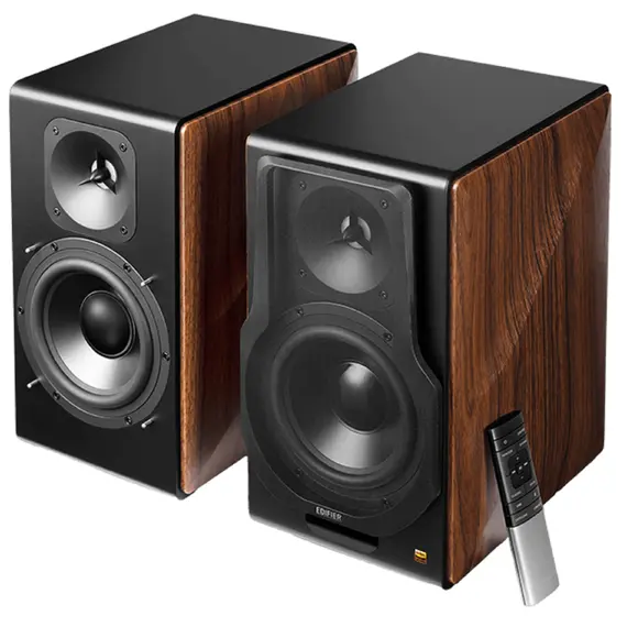 დინამიკი Edifier S3000MK Ⅱ, 256W, Bluetooth, XLR, Optical, RCA, Coaxial, USB, Speaker, Brown , 2 image - Primestore.ge