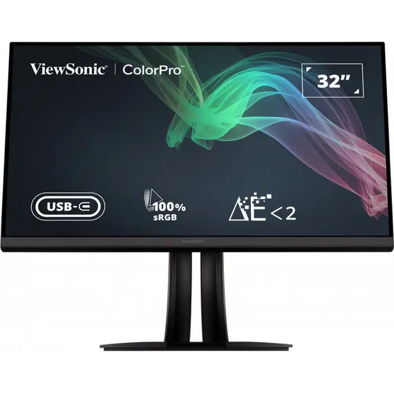 მონიტორი ViewSonic VP3256-4K 32" IPS 4K 3840x2160 5ms 60 Hz 2x3w speakers Type-C , 2 image - Primestore.ge