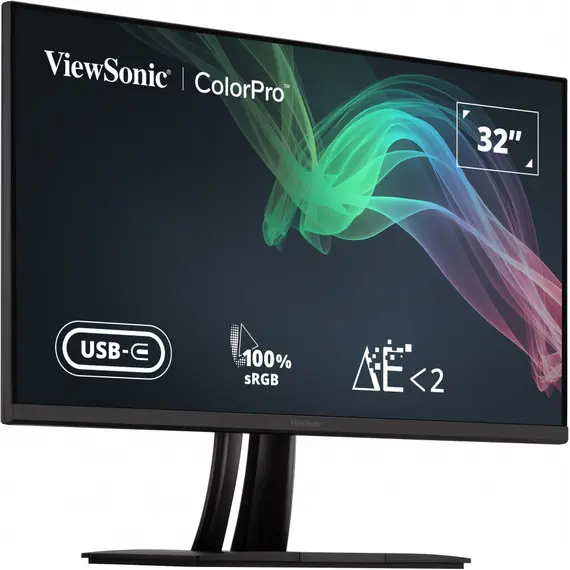 მონიტორი ViewSonic VP3256-4K 32" IPS 4K 3840x2160 5ms 60 Hz 2x3w speakers Type-C , 3 image - Primestore.ge