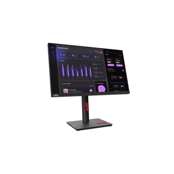 მონიტორი Lenovo 23.8'' ThinkVision T24i-30 (63CFMATXEU) - Black , 2 image - Primestore.ge
