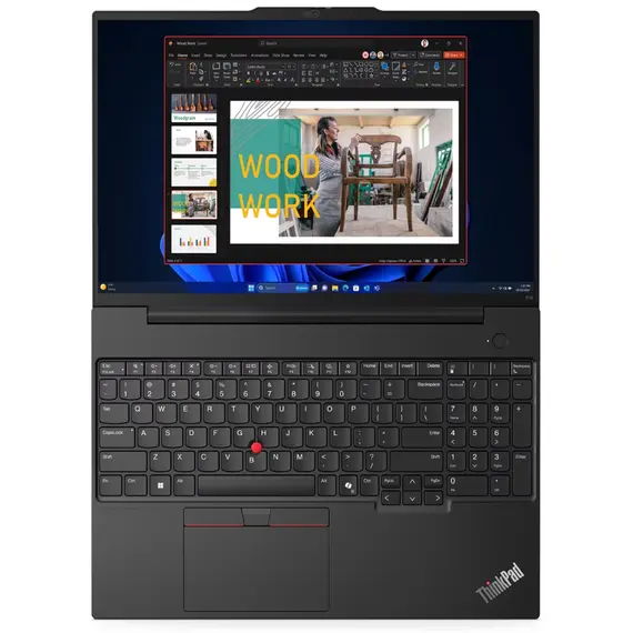 ნოუთბუქი Lenovo ThinkPad E16 G2 16" ULTRA 5 125U 16GB 512GB SSD Integrated Graphics GRAPHITE BLACK , 2 image - Primestore.ge