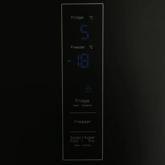 მაცივარი Midea MDRB521MGE22ODM, 360L, A++, No Frost, Refrigerator, Black , 6 image - Primestore.ge