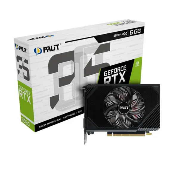 ვიდეო ბარათი VGA PCIE16 RTX3050 6GB GDDR6 NE63050018JE-1070F PALIT  - Primestore.ge