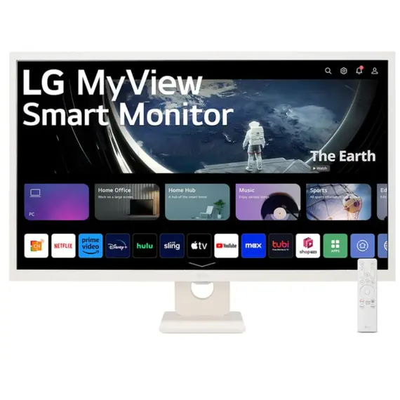 მონიტორი LG 32” Smart Monitor 32SR50F-W.AMA White  - Primestore.ge