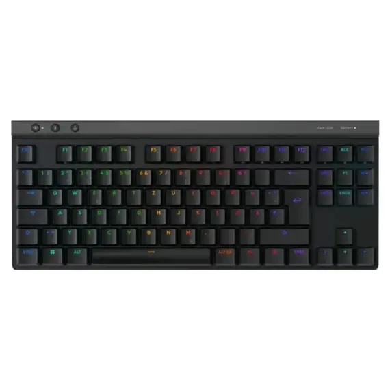 კლავიატურა Logitech G515 LIGHTSPEED TKL Gaming Keyboard - BLACK - US INT'L - 2.4GHZ/BT - EMEA28i-935 - TACTILE  - Primestore.ge