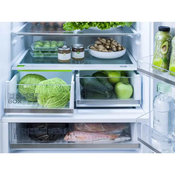 მაცივარი Midea MDRB593FGE02, 435L, E, No Frost, Refrigerator, Silver , 4 image - Primestore.ge