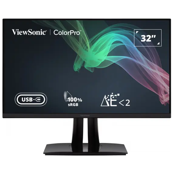 მონიტორი ViewSonic VP3256-4K 32" IPS 4K 3840x2160 5ms 60 Hz 2x3w speakers Type-C  - Primestore.ge