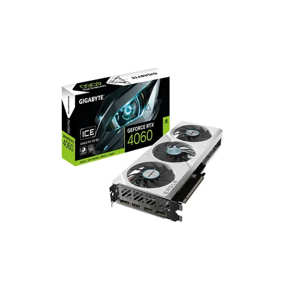 ვიდეო დაფა GeForce RTX 4060 EAGLE OC ICE 8G , 2 image - Primestore.ge