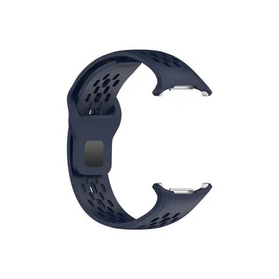 სმარტ საათის სამაჯური TVC Samsung Galaxy Watch Ultra 47mm Fluororubber Watch Band Multiple Holes Breathable Strap - Midnight Blue , 3 image - Primestore.ge