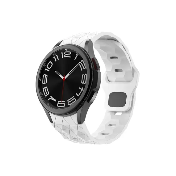 სმარტ საათის სამაჯური For Samsung Galaxy KLB-ZQWFKGJ-001 Silicone Watch Strap Band - White , 4 image - Primestore.ge