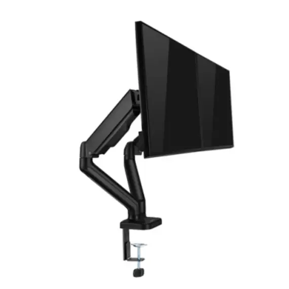 მონიტორის საკიდი Logilink BP0177 Dual monitor mount 17"-32" flat & curved monitors aluminum Black , 4 image - Primestore.ge