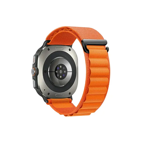 Smart Watch Strap TVC Samsung Galaxy Watch Ultra 47mm Nylon Watch Strap G Hook Wristband - Orange