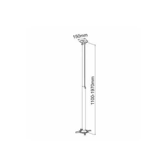 პროექტორის სამაგრი SBOX Ceiling Mount For Projector , 2 image - Primestore.ge