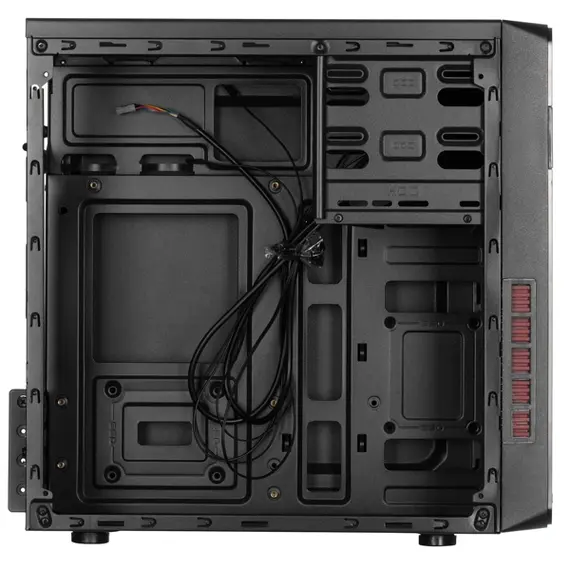 კომპიუტერის ქეისი 2E 2E-RD831, Computer Case, mini-ITX, micro-ATX, 2xUSB2.0, Black , 4 image - Primestore.ge