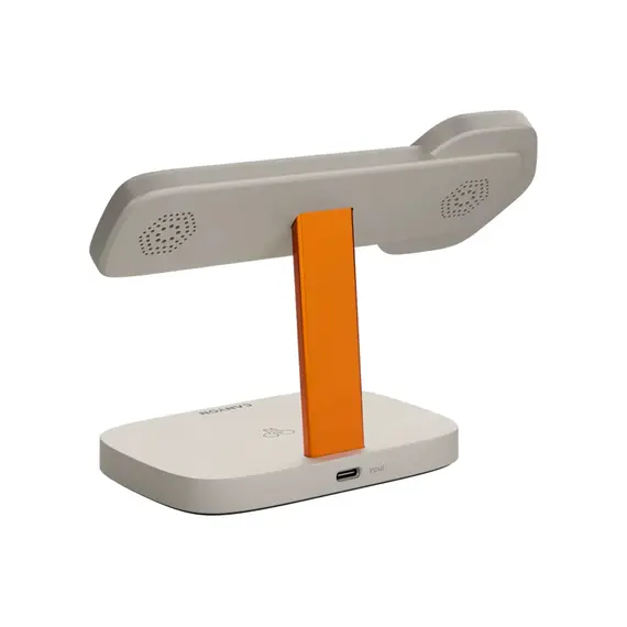 პორტატული დამტენი CANYON wireless charger HEXAGON WCS-310 3in1 LightGrey/Orange , 4 image - Primestore.ge