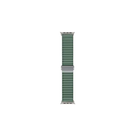 სმარტ საათის სამაჯური TVC Apple Watch Series 10 42mm / 9 8 7 41mm / SE (2023) SE (2022) SE 6 5 4 40mm / 3 2 1 38mm Wavy Texture Nylon Strap - Army Green , 2 image - Primestore.ge