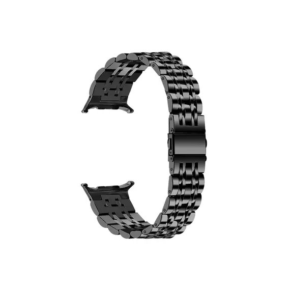 სმარტ საათის სამაჯური TVC Samsung Galaxy Watch Ultra 47mm Band Stainless Steel 7-Bead Slim Watch Strap Bracelet - Black , 2 image - Primestore.ge