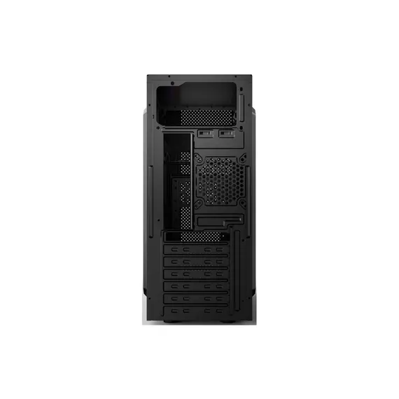 ქეისი 2E E185 Computer Case ALFA MidT, 2x USB2.0, 1x USB3.0, Steel (Side Panel), Without PSU, Black , 3 image - Primestore.ge