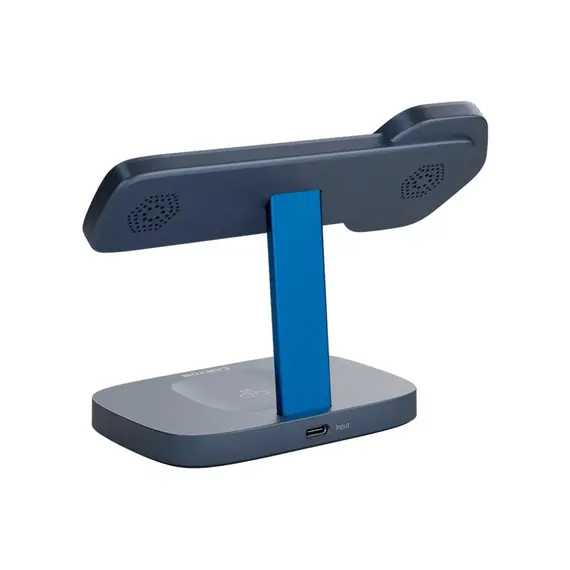 პორტატული დამტენი CANYON wireless charger HEXAGON WCS-310 3in1DarkGrey/Blue , 4 image - Primestore.ge