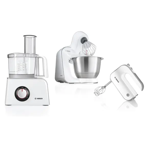 Food Processor Bosch MUM54251, 900W, 3.9L, Food Processor, White, 6 image