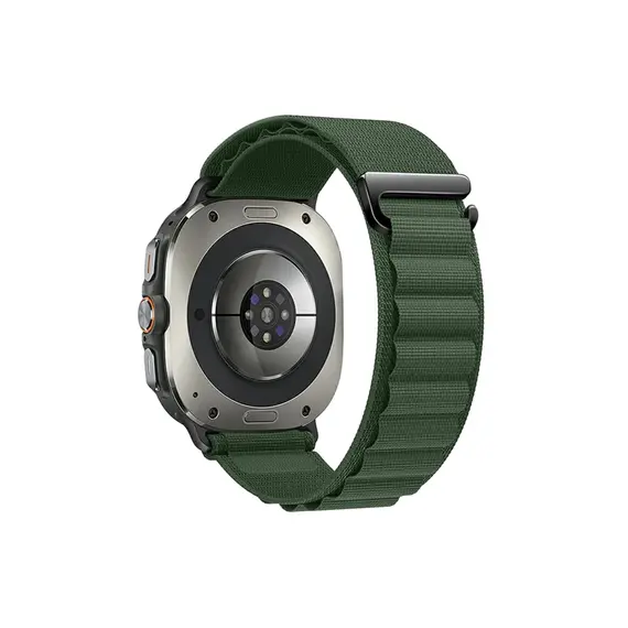 სმარტ საათის სამაჯური TVC Samsung Galaxy Watch Ultra 47mm Nylon Watch Strap G Hook Wristband - Green  - Primestore.ge