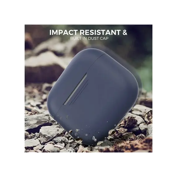 Silicone Case For AirPods 3 - Midnight Blue, 3 image
