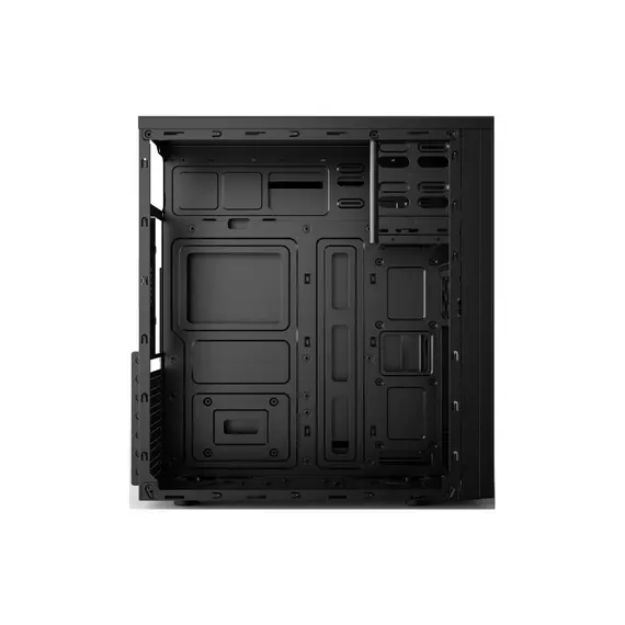 ქეისი 2E E185 Computer Case ALFA MidT, 2x USB2.0, 1x USB3.0, Steel (Side Panel), Without PSU, Black , 7 image - Primestore.ge