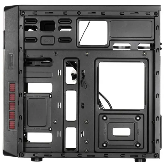 კომპიუტერის ქეისი 2E 2E-RD831, Computer Case, mini-ITX, micro-ATX, 2xUSB2.0, Black , 3 image - Primestore.ge