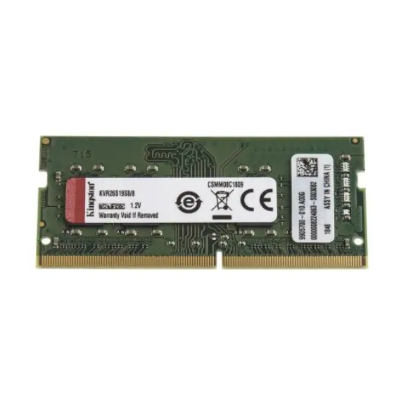 ოპერატიული მეხსიერება Kingston 8GB DDR4 2666MHz (KVR26S19S8/8) SODIMM  - Primestore.ge