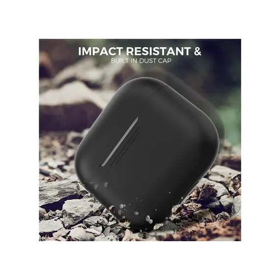 ყურსასმენის ქეისი Silicone Case For AirPods 3 - Black , 5 image - Primestore.ge